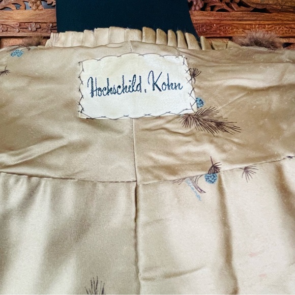 Vintage Hochschild, Kohn & Co 1940’s - 1950’s Elegant Brown Mink Fur Stole Shawl - Picture 4 of 10